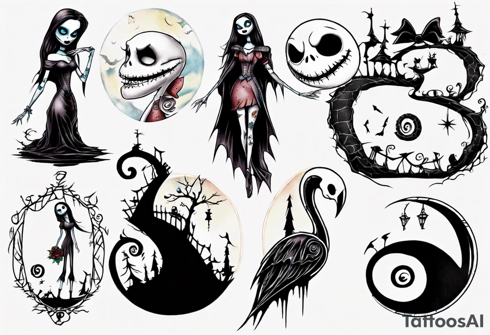 Nightmare before Christmas Sally tattoo idea