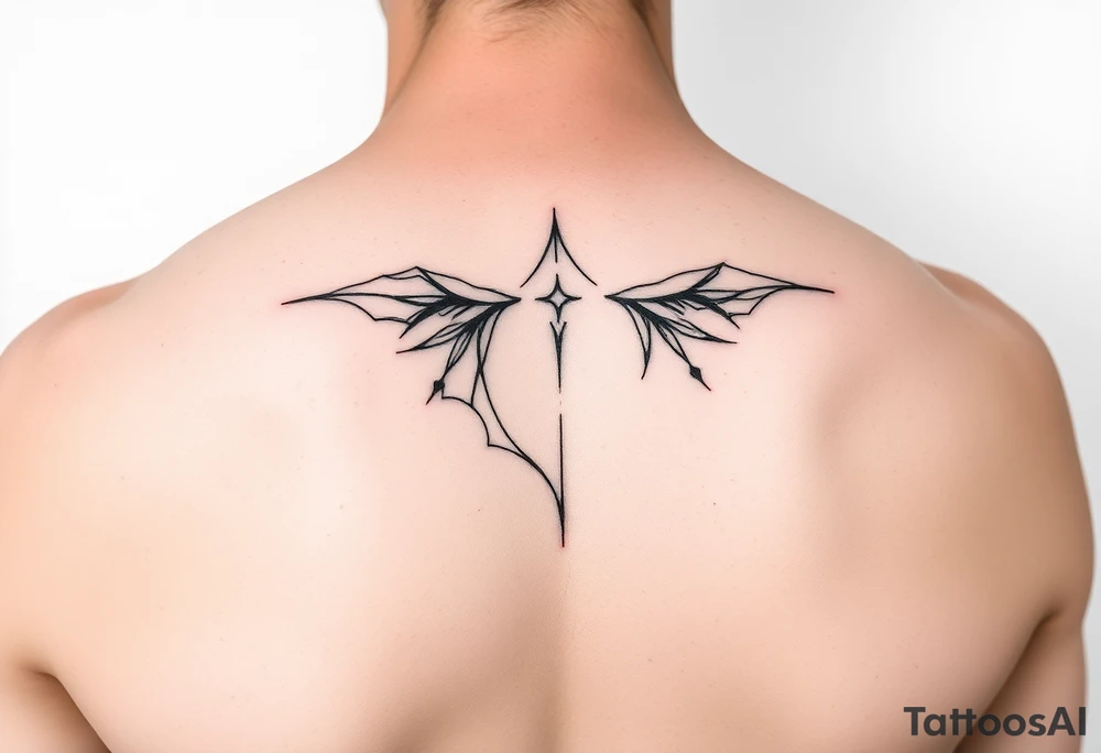 Simple abstract feminine tattoo tattoo idea