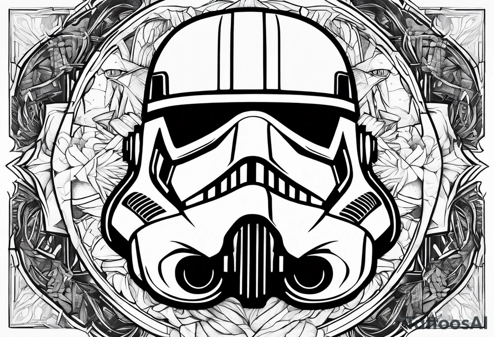 Star wars design including the words 'May the 4th' tattoo idea