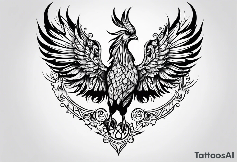 little pheonix tattoo idea