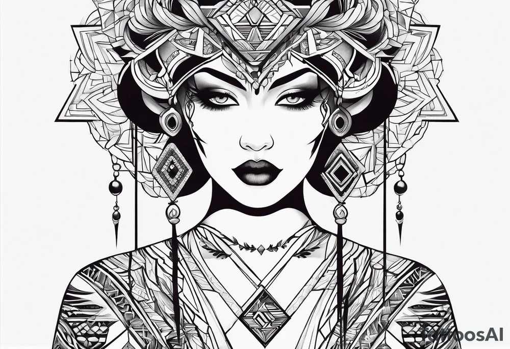 Гриб кордицепс tattoo idea