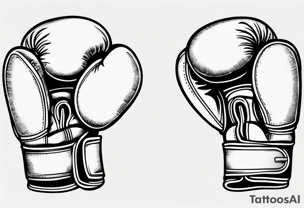 boxing gloves tattoo idea