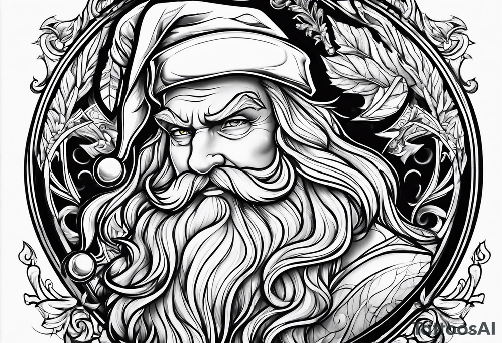 santa elves tattoo idea