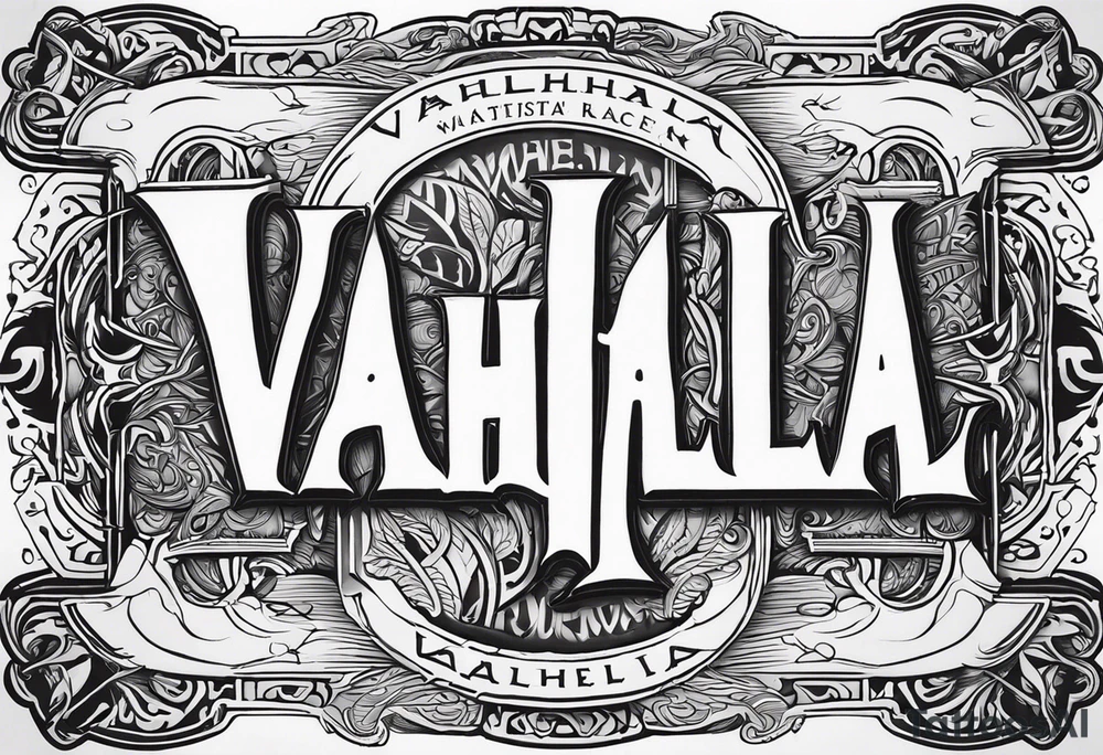 Valhalla mist tattoo idea