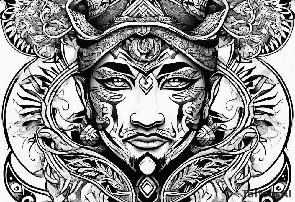 Scottish tribal tattoo idea