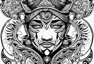 Scottish tribal tattoo idea
