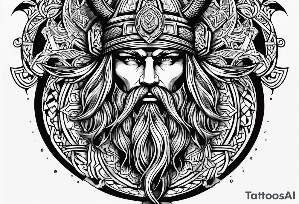 viking style tattoo for sleeve tattoo idea