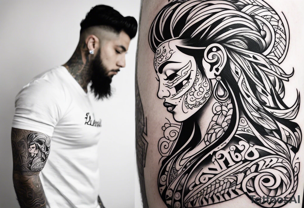 ibarra chicano character tattoo idea