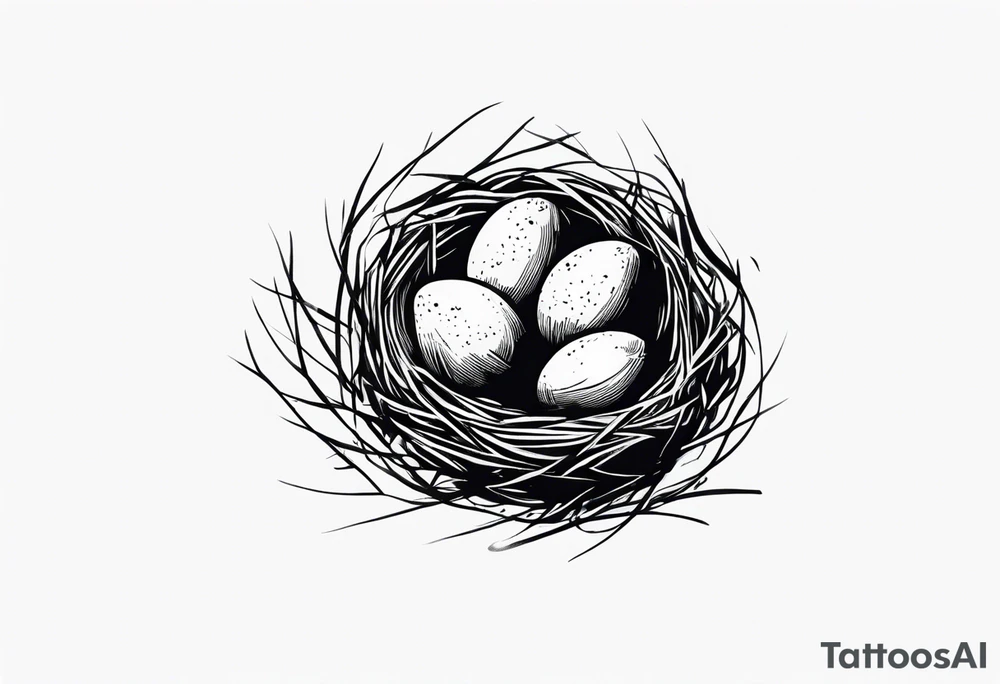 BIRD NEST tattoo idea