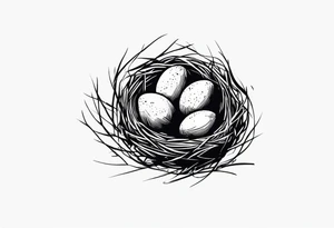 BIRD NEST tattoo idea