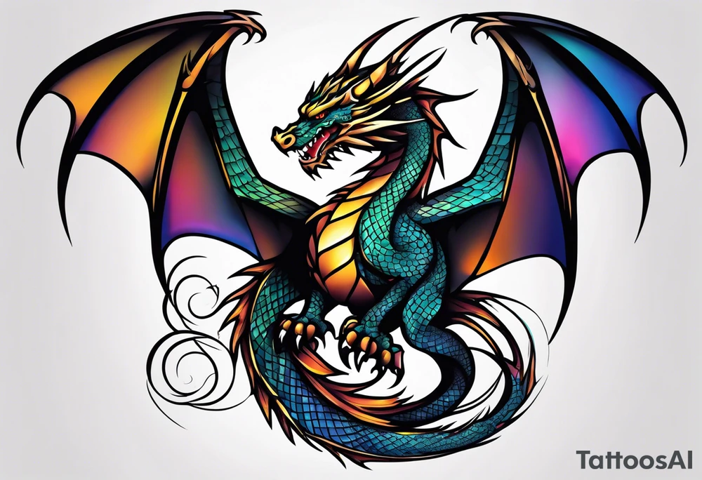 Dragon tattoo idea