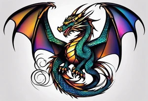 Dragon tattoo idea