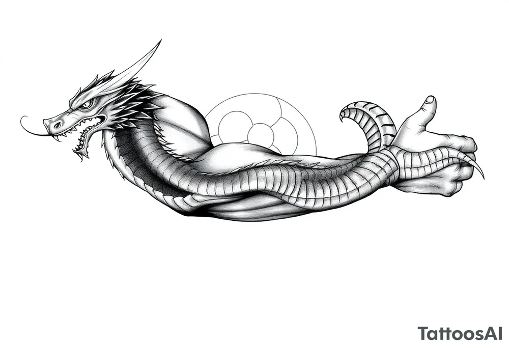 cultura egipcia  y dragón ball tattoo idea