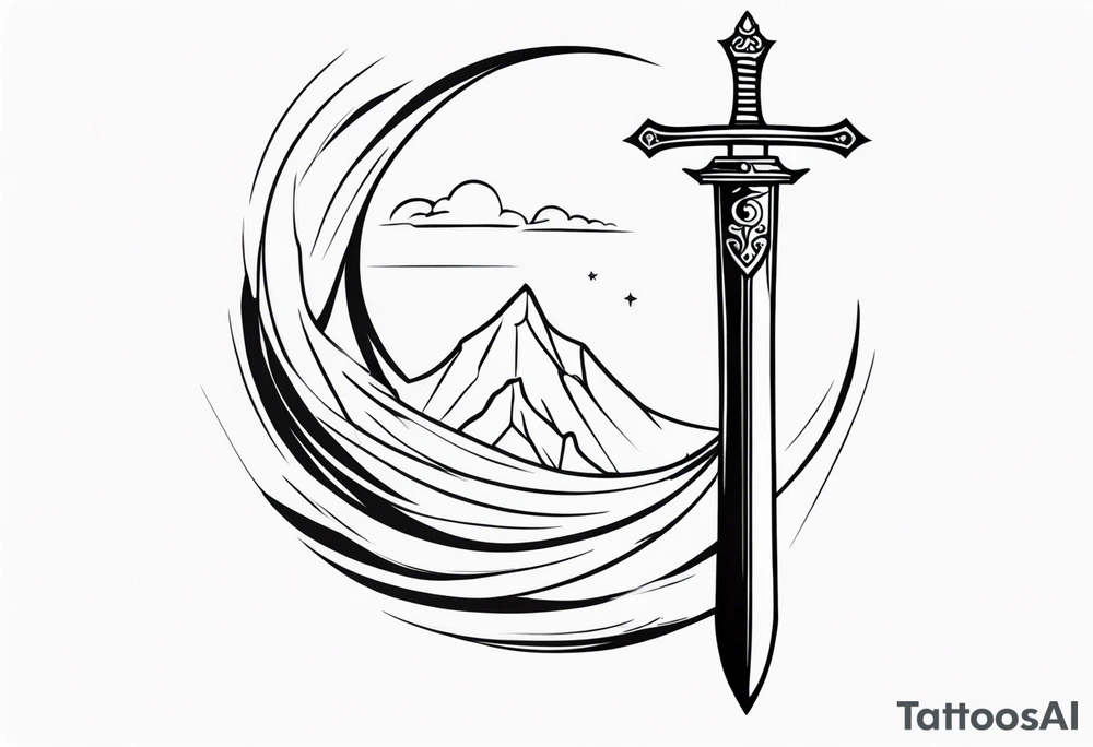 sword tattoo tattoo idea