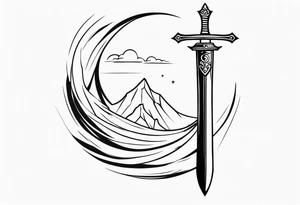 sword tattoo tattoo idea