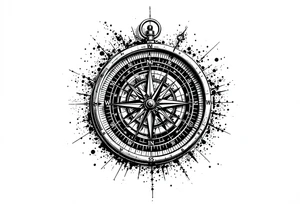 Back of the hand compass with a longitutde at the top of the compass and latitude at the bottom of the compass have some type of reference to africa or nigeria tattoo idea