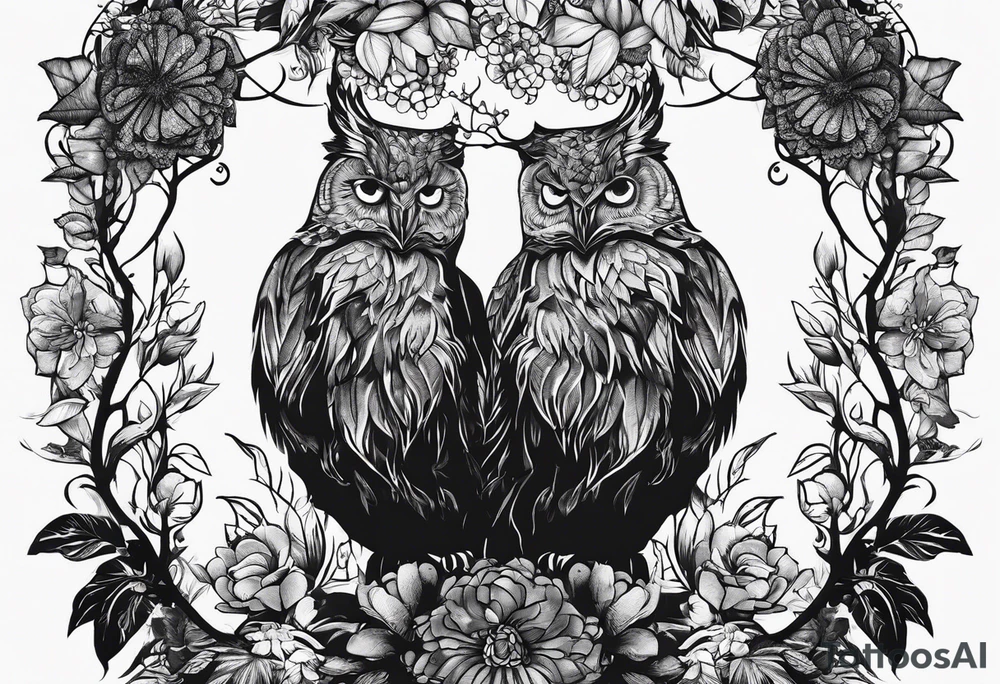 Wald silhouette tattoo idea