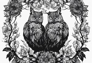 Wald silhouette tattoo idea