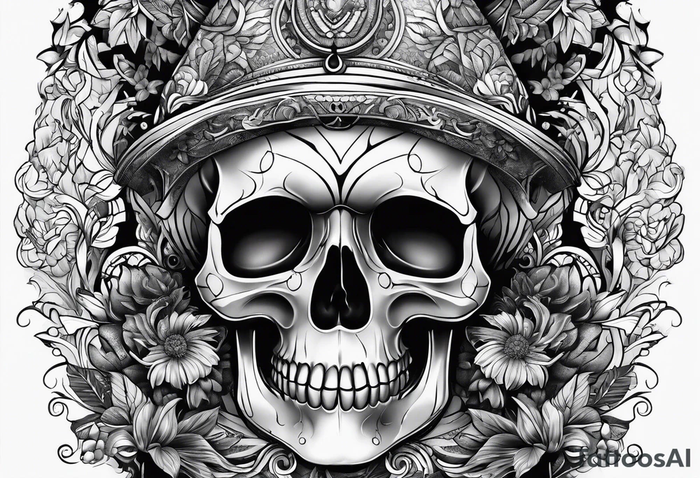 dark themed tattoo idea