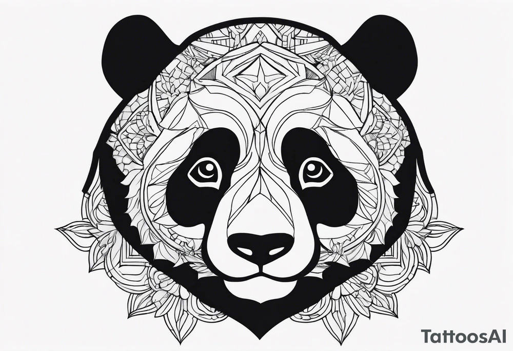 panda tattoo idea