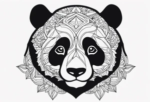 panda tattoo idea