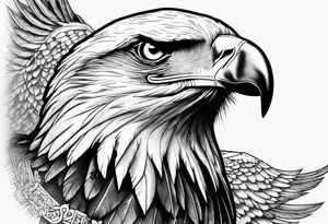 Swooping Eagle tattoo idea
