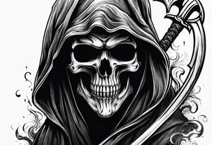 GRIM REAPER
WITH SMOKE
WITH SCYTHE tattoo idea