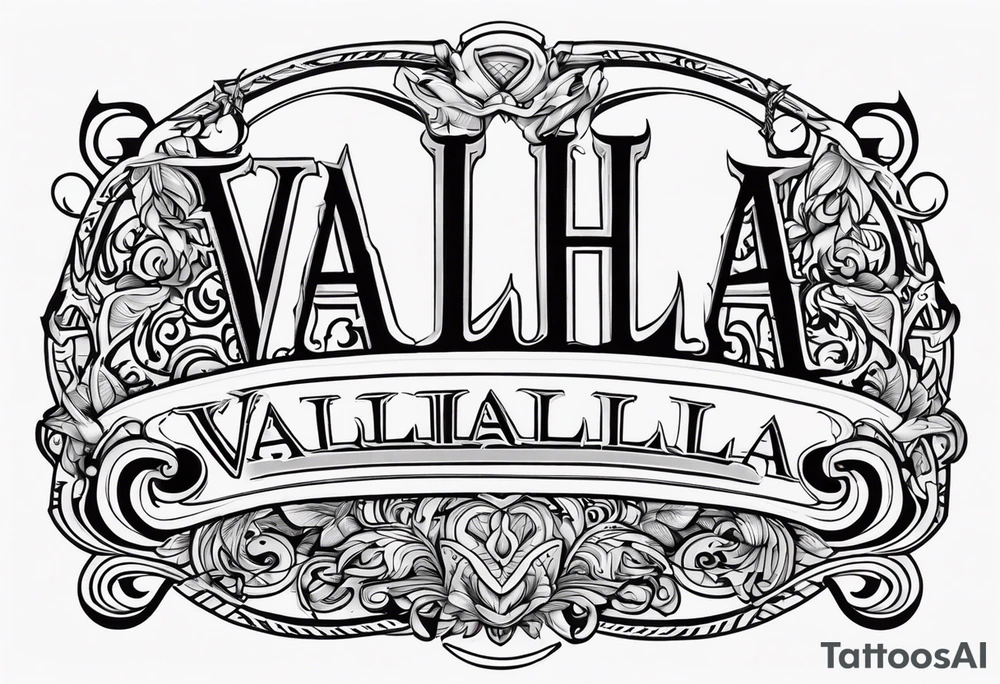 Valhalla tattoo idea