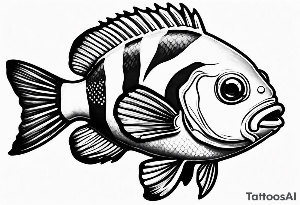 Storm clownfish tattoo idea