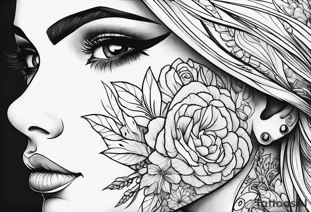 Cartoon tattoo idea