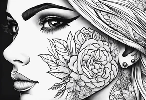 Cartoon tattoo idea