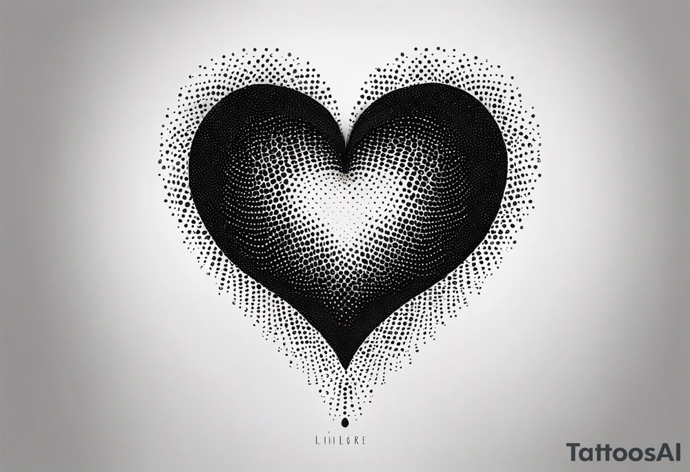 Coeur brisé àdans le symbole de l'infini tattoo idea