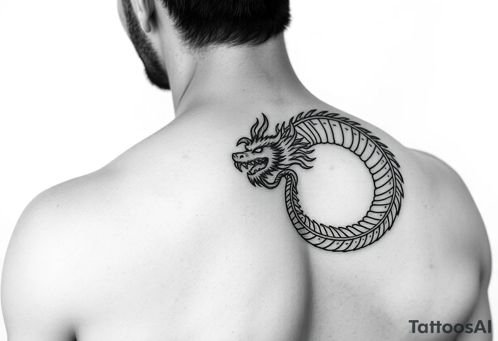 dragon arm sleeve tattoo idea