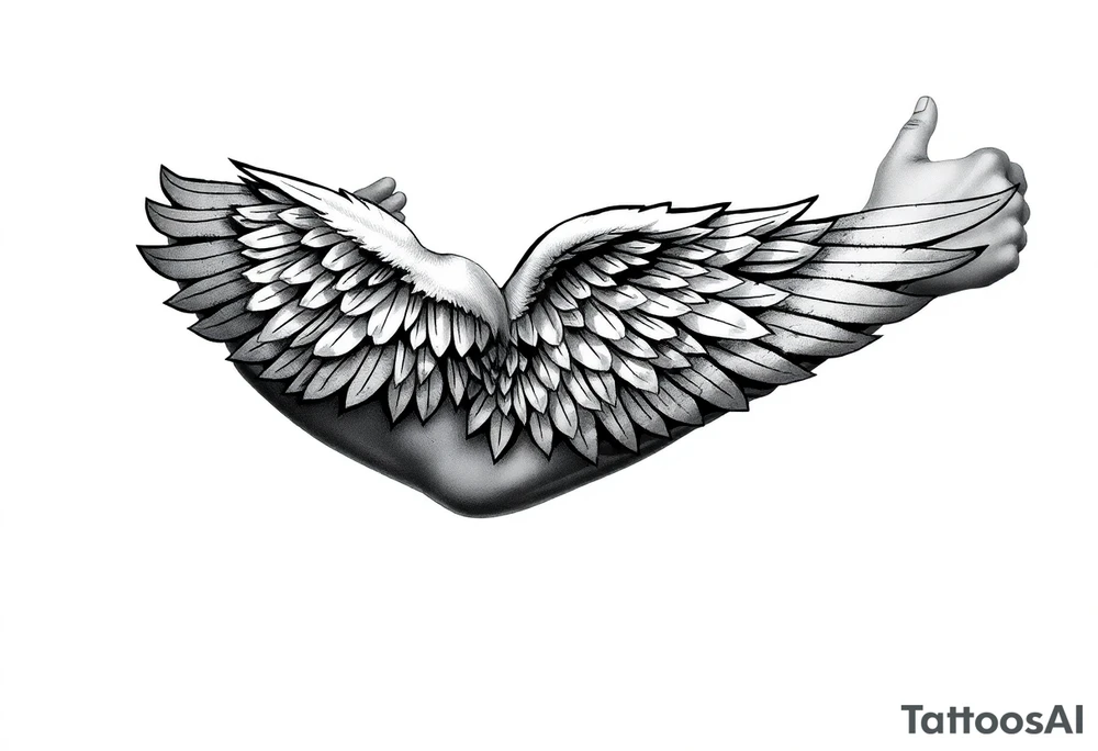 Wing tattoo idea