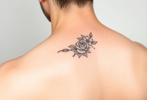 Simple minimalist feminine tattoo small line art on arm tattoo idea