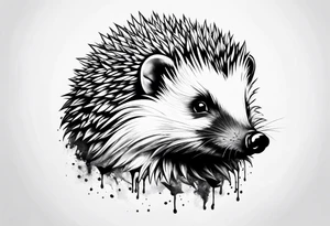 hedgehog tattoo idea