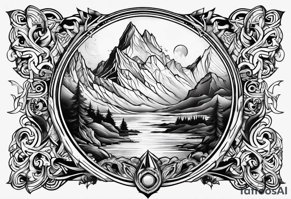 Valhalla entrance tattoo idea