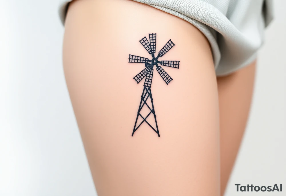 Windmill tattoo idea