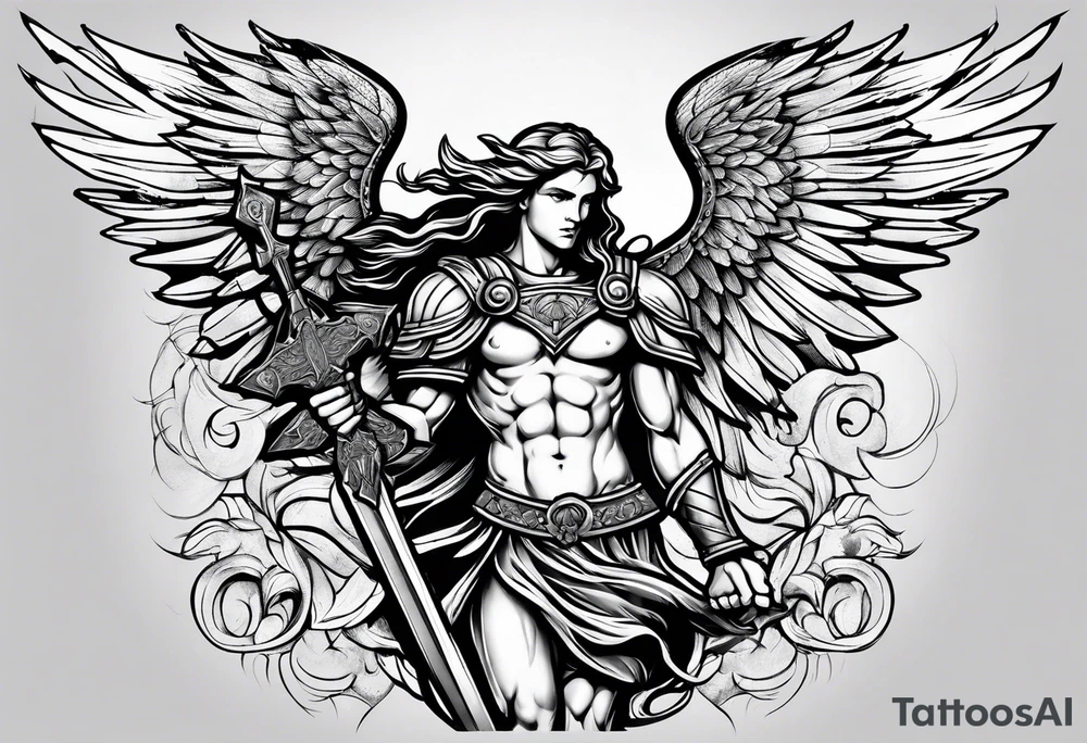 St michael tattoo idea
