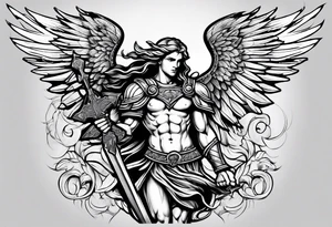 St michael tattoo idea