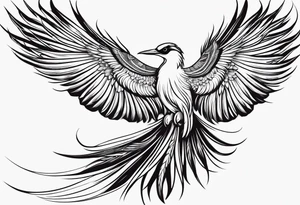 Bermuda long tail bird tattoo idea
