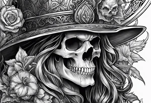 necromancer from diablo games tattoo idea