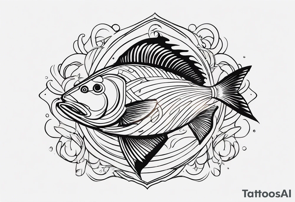 Signo de peixes tattoo idea