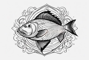 Signo de peixes tattoo idea