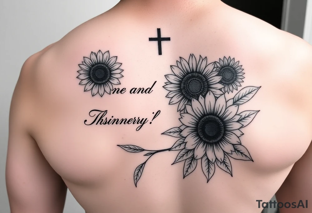 Design a sleeve tattoo about my life. I was born on January 1, 1992. My mom is my best friend and she loves sunflowers. My daddy passed in 2024 and he loved race cars and football. My papaw passed in 2022 and loved horses and bluegrass. My first dog was a boxer named Bonnie. I love to read. I am Christian. tattoo idea