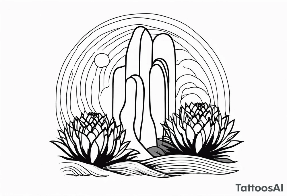 New mercies I see, boots with flowers growing out of them, cactus desert, waves, sun rays tattoo idea