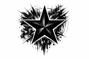 blackstar symbol tattoo tattoo idea
