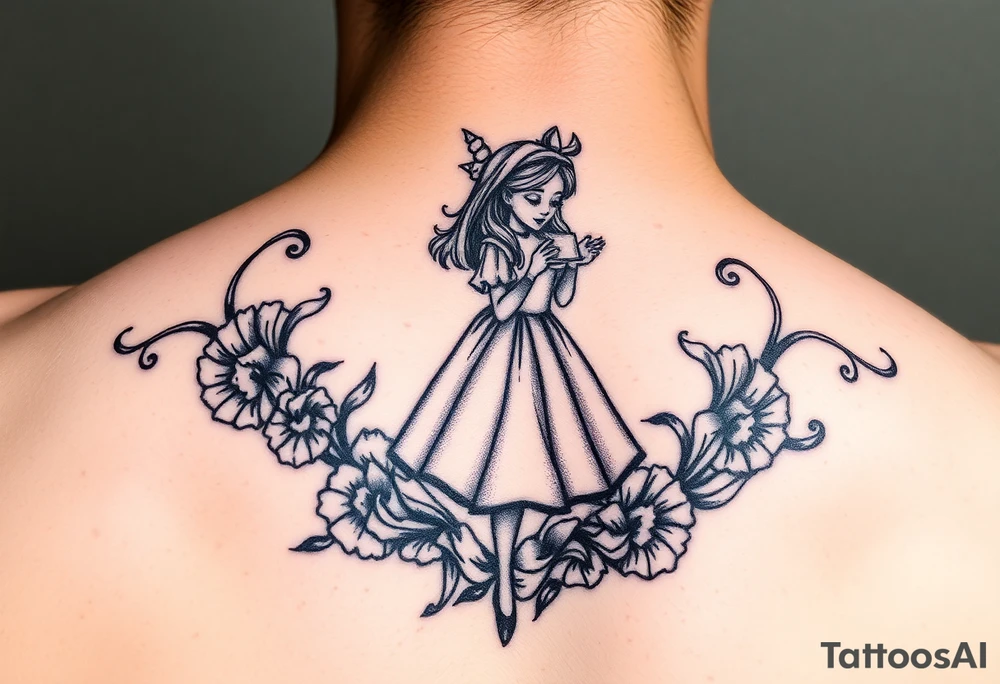 Alice in Wonderland tattoo idea