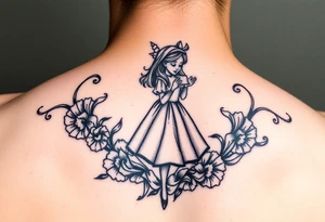 Alice in Wonderland tattoo idea