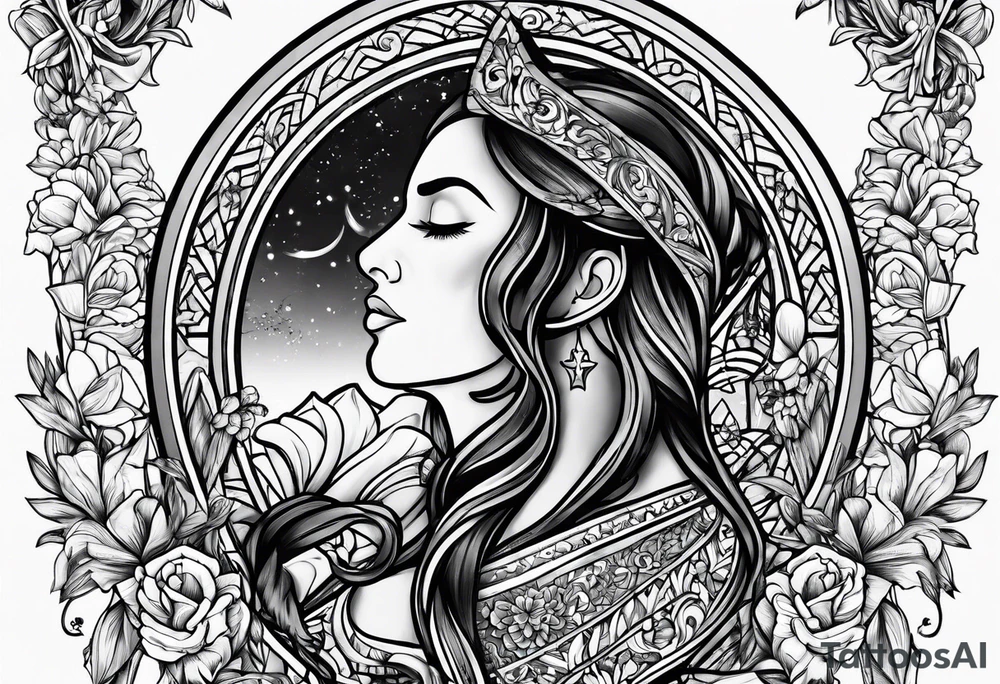 Psalms 23 tattoo idea